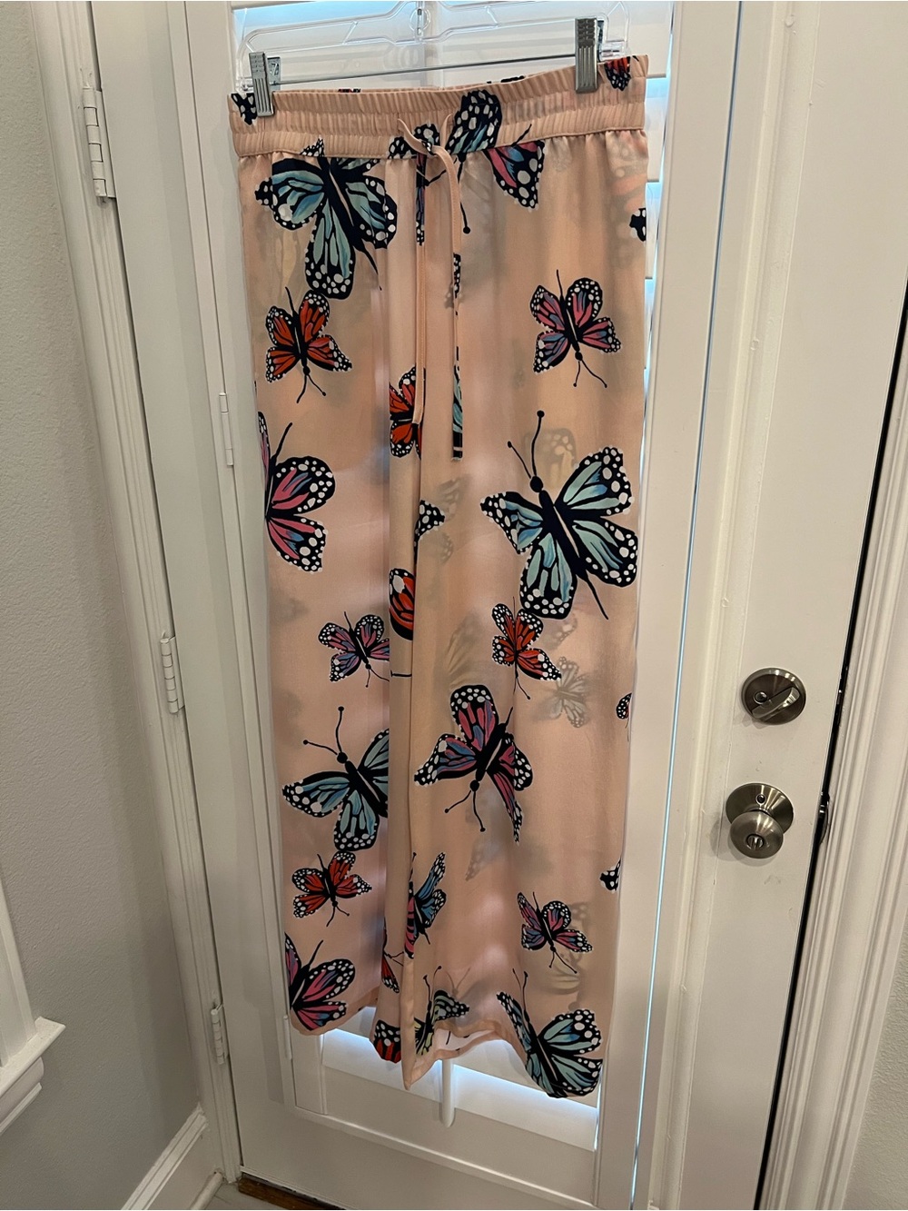 Nordstrom by Cristina Martinez Pink Butterfly Print Lounge Pants